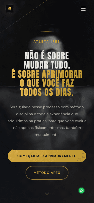 Página inicial do Time APEX